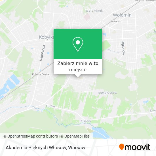 Mapa Akademia Pięknych Włosów