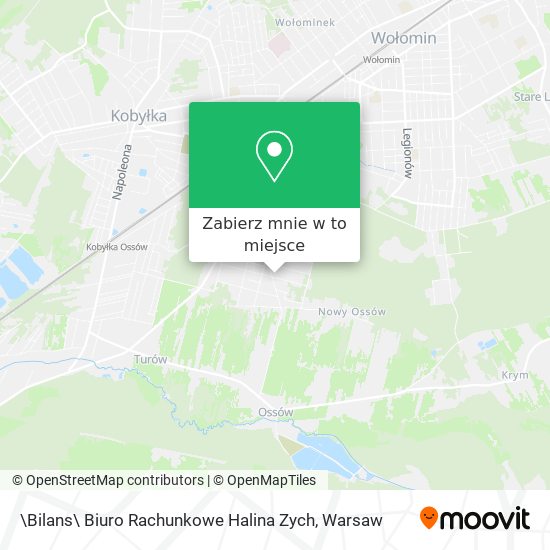 Mapa \Bilans\ Biuro Rachunkowe Halina Zych