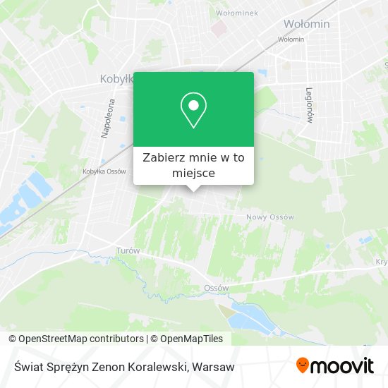 Mapa Świat Sprężyn Zenon Koralewski