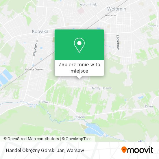 Mapa Handel Okrężny Górski Jan