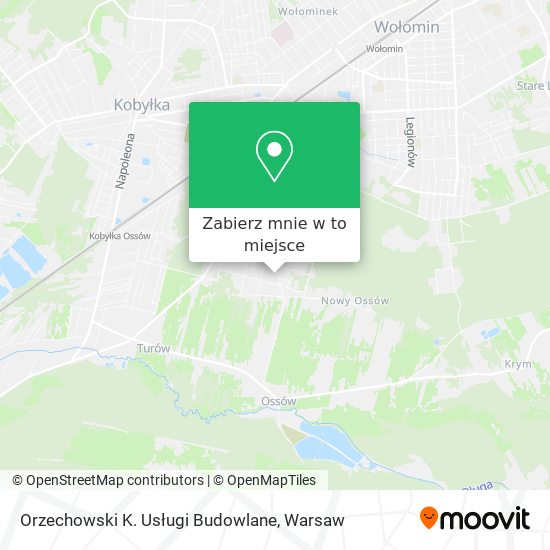 Mapa Orzechowski K. Usługi Budowlane