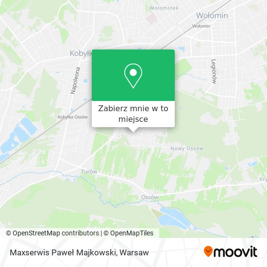 Mapa Maxserwis Paweł Majkowski