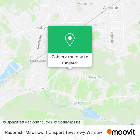 Mapa Radomski Mirosław. Transport Towarowy