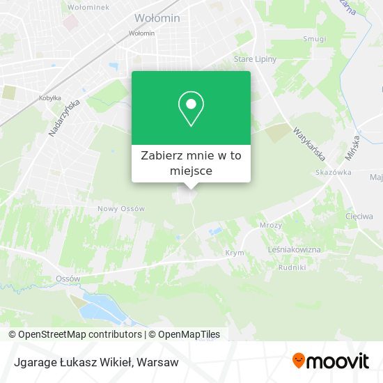 Mapa Jgarage Łukasz Wikieł