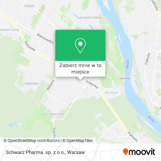 Mapa Schwarz Pharma. sp. z o.o.