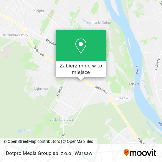 Mapa Dotpro Media Group sp. z o.o.