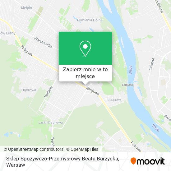 Mapa Sklep Spożywczo-Przemysłowy Beata Barzycka