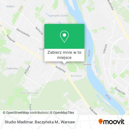 Mapa Studio Madimar. Baczyńska M.