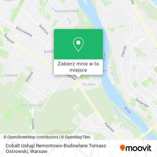 Mapa Cobalt Usługi Remontowo-Budowlane Tomasz Ostrowski