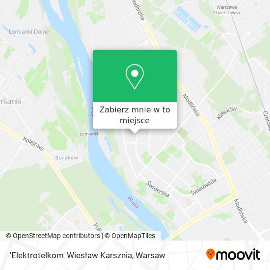 Mapa 'Elektrotelkom' Wiesław Karsznia