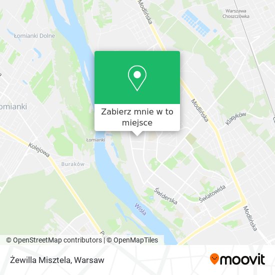 Mapa Żewilla Misztela