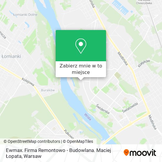 Mapa Ewmax. Firma Remontowo - Budowlana. Maciej Łopata