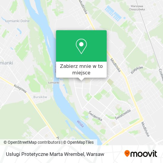 Mapa Usługi Protetyczne Marta Wrembel