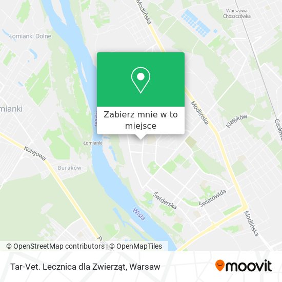 Mapa Tar-Vet. Lecznica dla Zwierząt