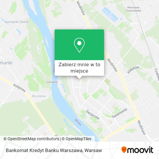 Mapa Bankomat Kredyt Banku Warszawa