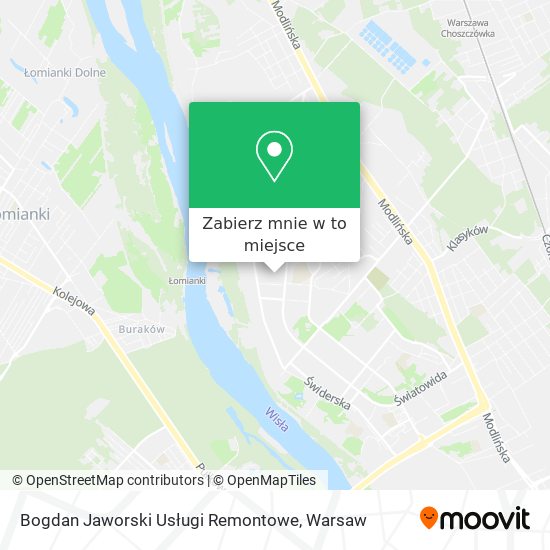 Mapa Bogdan Jaworski Usługi Remontowe