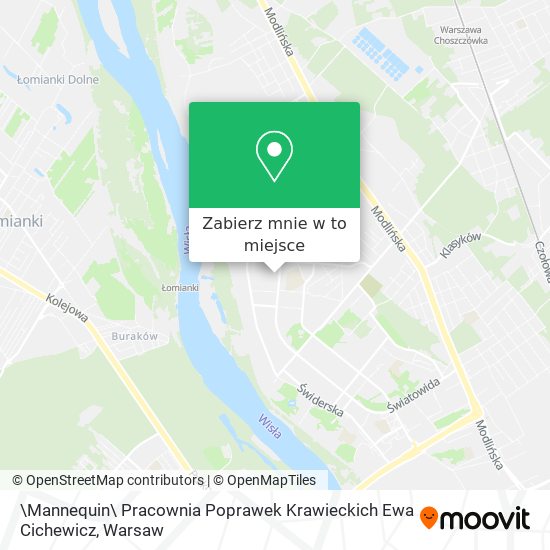 Mapa \Mannequin\ Pracownia Poprawek Krawieckich Ewa Cichewicz