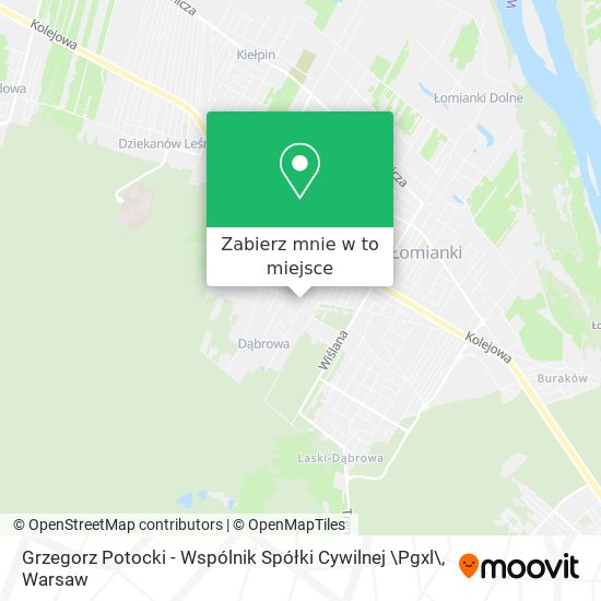 Mapa Grzegorz Potocki - Wspólnik Spółki Cywilnej \Pgxl\