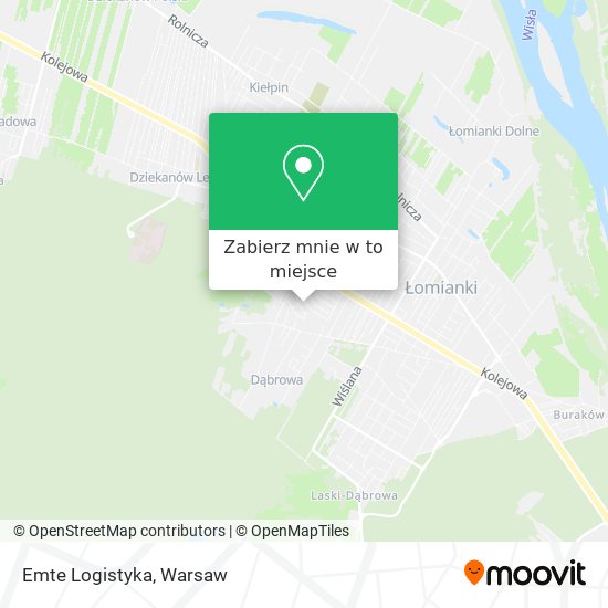 Mapa Emte Logistyka