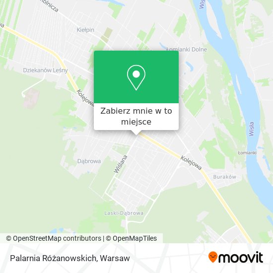 Mapa Palarnia Różanowskich