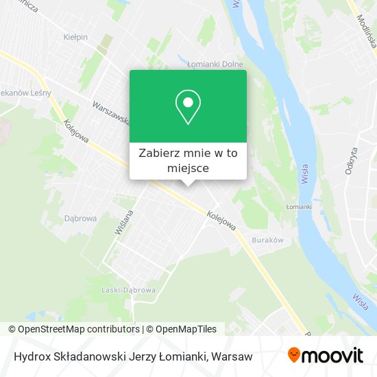 Mapa Hydrox Składanowski Jerzy Łomianki