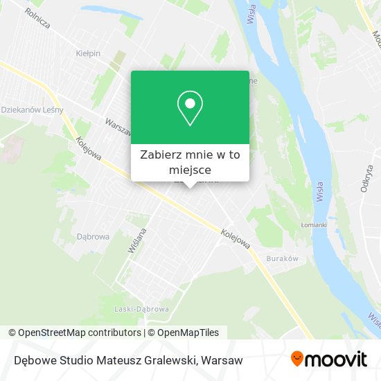 Mapa Dębowe Studio Mateusz Gralewski