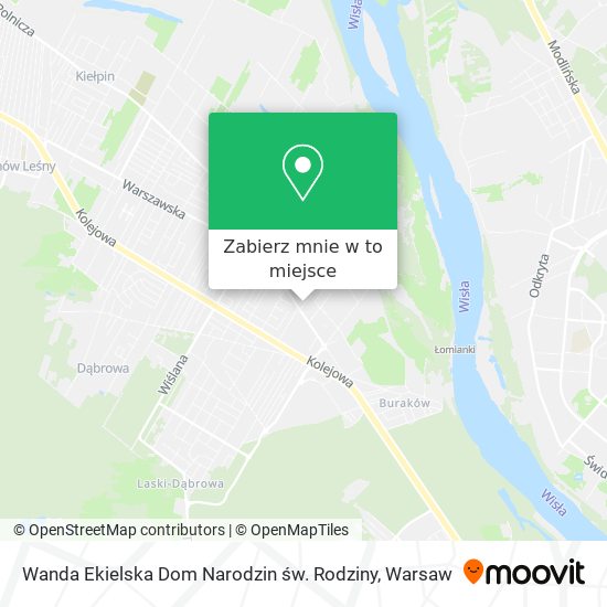 Mapa Wanda Ekielska Dom Narodzin św. Rodziny