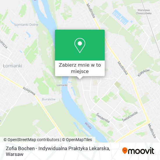 Mapa Zofia Bochen - Indywidualna Praktyka Lekarska