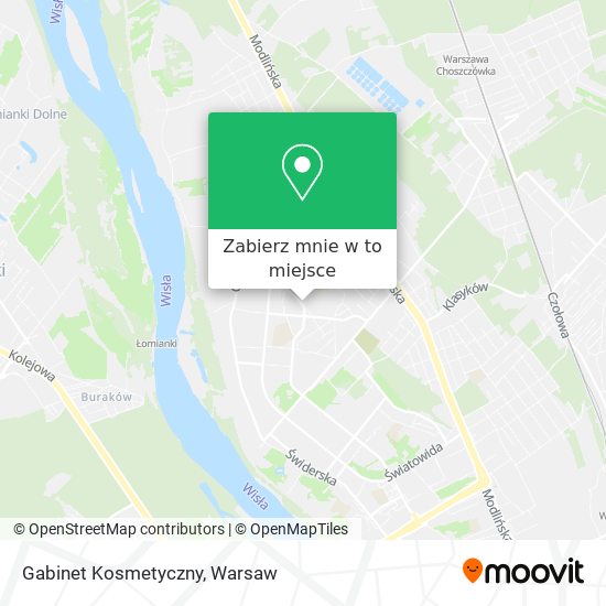 Mapa Gabinet Kosmetyczny