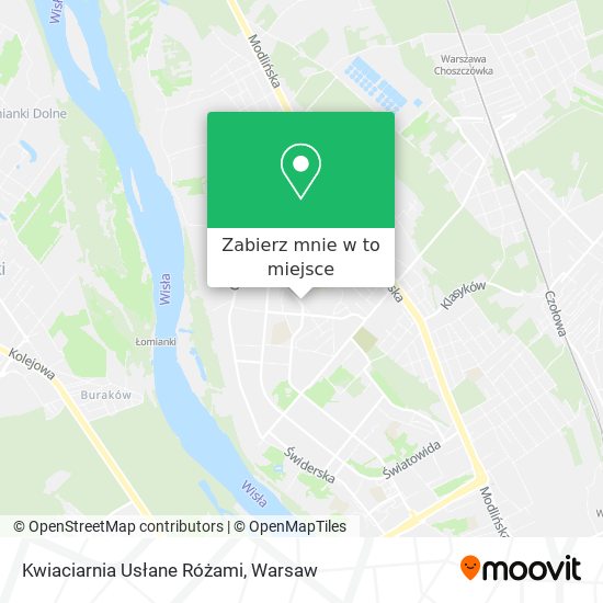 Mapa Kwiaciarnia Usłane Różami