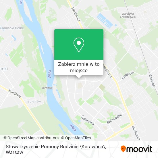 Mapa Stowarzyszenie Pomocy Rodzinie \Karawana\