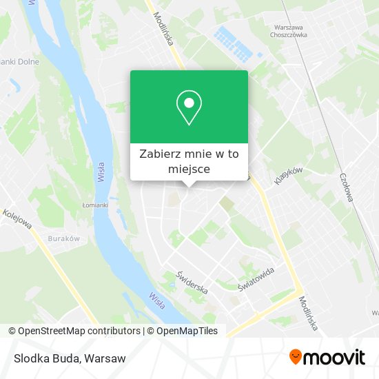 Mapa Slodka Buda