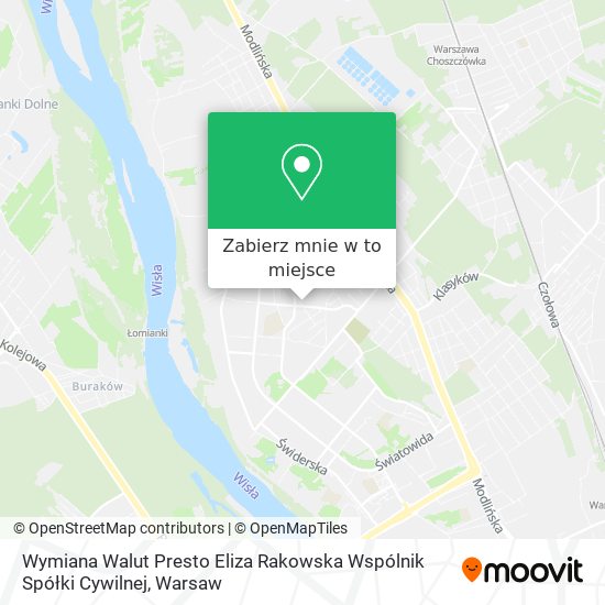 Mapa Wymiana Walut Presto Eliza Rakowska Wspólnik Spółki Cywilnej