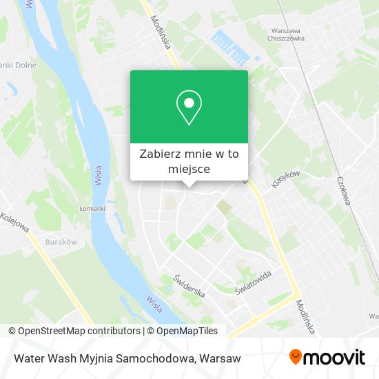 Mapa Water Wash Myjnia Samochodowa