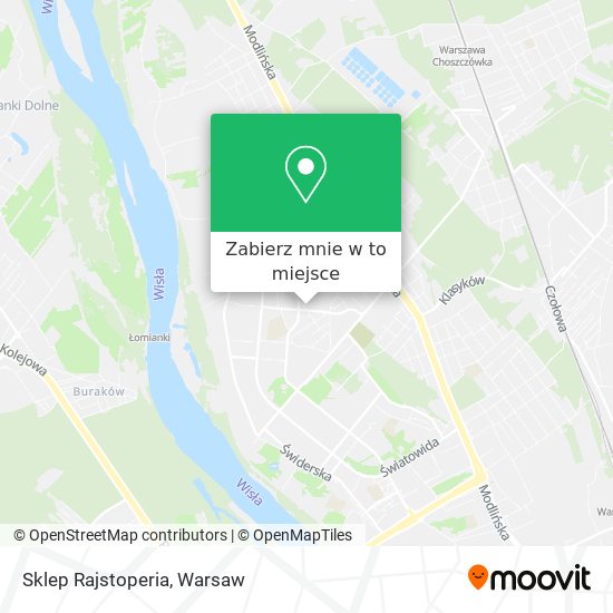 Mapa Sklep Rajstoperia