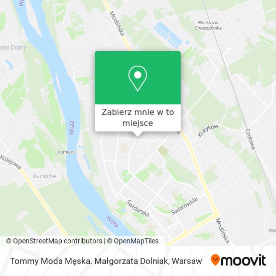 Mapa Tommy Moda Męska. Małgorzata Dolniak