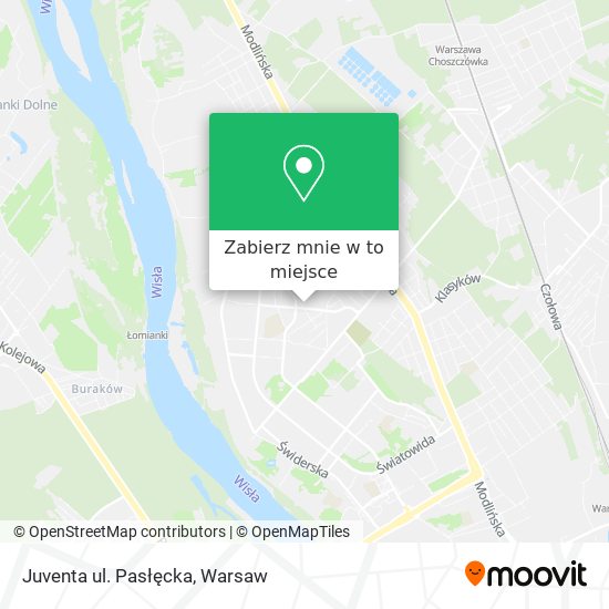 Mapa Juventa ul. Pasłęcka