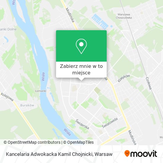 Mapa Kancelaria Adwokacka Kamil Chojnicki