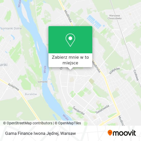 Mapa Gama Finance Iwona Jędrej