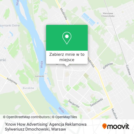 Mapa 'Know How Advertising' Agencja Reklamowa Sylweriusz Dmochowski