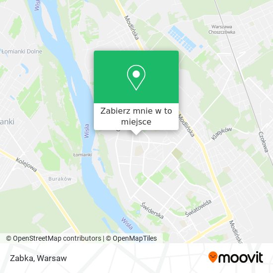 Mapa Zabka