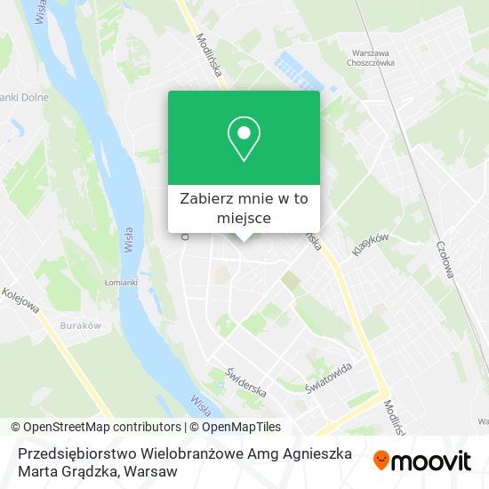 Mapa Przedsiębiorstwo Wielobranżowe Amg Agnieszka Marta Grądzka