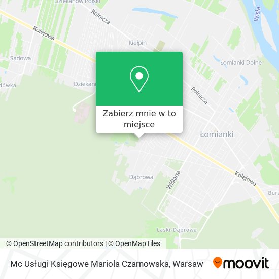 Mapa Mc Usługi Księgowe Mariola Czarnowska