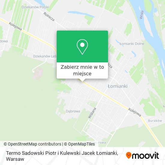 Mapa Termo Sadowski Piotr i Kulewski Jacek Łomianki