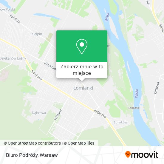 Mapa Biuro Podróży