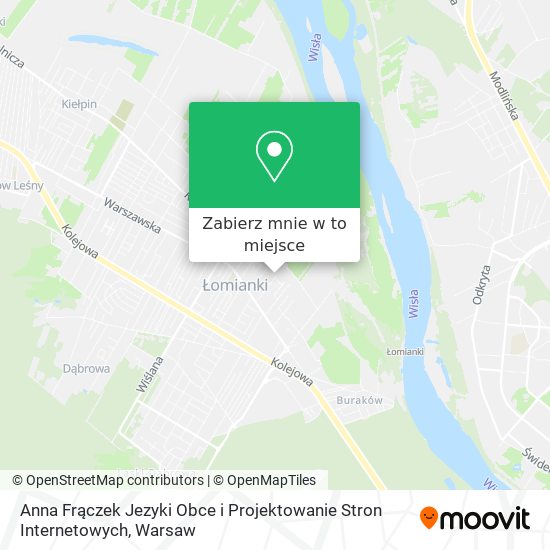 Mapa Anna Frączek Jezyki Obce i Projektowanie Stron Internetowych