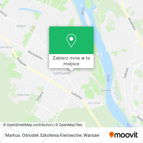 Mapa Markus. Ośrodek Szkolenia Kierowców