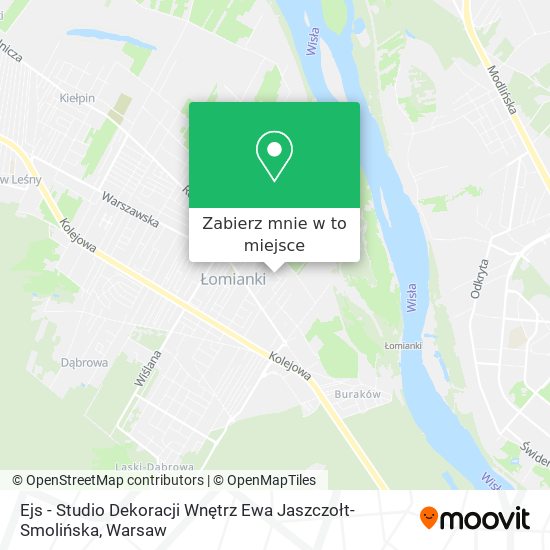 Mapa Ejs - Studio Dekoracji Wnętrz Ewa Jaszczołt-Smolińska