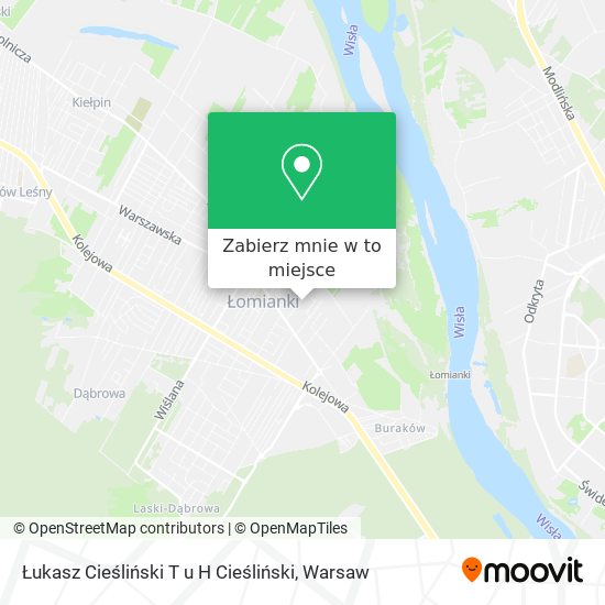 Mapa Łukasz Cieśliński T u H Cieśliński