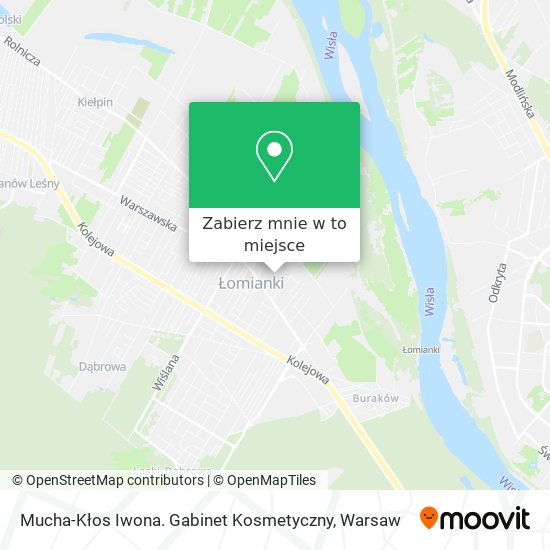 Mapa Mucha-Kłos Iwona. Gabinet Kosmetyczny